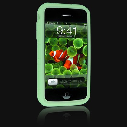 Green Silicone Skin Cover Case Phone Protector for Apple iPhone I-Phone