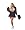Varsity Cheerleader Costume - Adult Costume - Medium