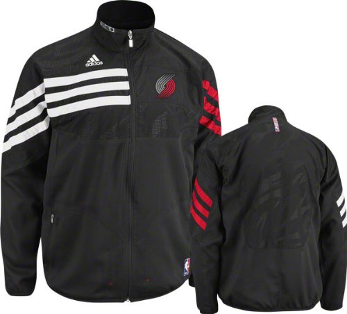 Adidas Portland Trail Blazers On-Court Warmup Jacket Small