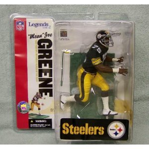 Mean Joe Greene Pittsburgh Steelers Black Jersey McFarlane NFL Legends Series 2 Action Figure