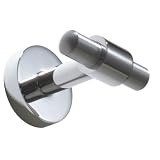 :USE Form One Robe Hook, Polished Chrome and Satin Chrome by :USE