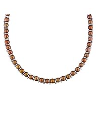 Sterling-Silver 6-7 MM Chocolate Freshwater Cultured Pearl Strand, 16"
