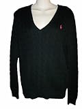 WOMEN'S RALPH LAUREN SWEATER SIZE XL (BLACK)
