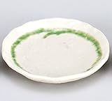 グリーンライン足付小皿 5個組 【美濃焼 小皿】 〔キャッシュバックキャンペーン対象商品〕