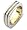 14 Karat Yellow Gold & Titanium 7mm Wide Rope Style Band - 4