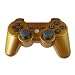 Brand New Bluetooth 6 Axis Wireless Controller Dualshock for Ps3 /Gold Color