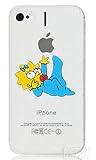 シンプソンズ iphone5/5S ケース マギー かわいい クリアケース