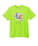 Childhood - See Mike Tag - Safety Green Basic Tee - 2X-Large