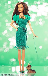 Birthstone Beauties Barbie African American Miss Emerald May L7576 41dZeJatBfL Birthstone Beauties Barbie African American Miss Emerald May L7576