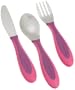 Gerber Graduates BPA Free 3 Pack Graduates Kiddy Cutlery Set, Colors May Vary