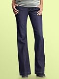 Gap Womens Maternity Full Panel Long & Lean Jeans (Dark Wash)