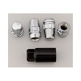Gorilla Automotive Products 71601N: Lug Nuts, Conical Seat, 14mm x 2.0 RH, Closed End, Locking, Chrome Plated Steel, Set of 4