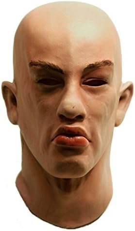 Realistic Latex "Soni" Mask One Size Nude from Crawford Metamorphosis