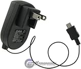 Cellet Black Retractable Travel Charger For Phones With Micro USB Charging  ....