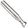 Niagara Cutter C230M Carbide Square Nose End Mills, Metric, Uncoated (Bright) Finish, Roughing and Finishing Cut, 30 Degree Helix, For Use With All Materials