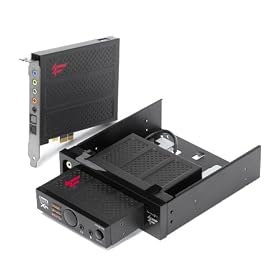 Creative Sound Blaster X-Fi Titanium Fatal1ty Champion Series Sound Card with I/O Drive