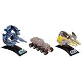 Star Wars Die Cast Titanium Vehicle - Droid Tri-Fighter, Clone Turbo Tank, Anakin Skywalker's Jedi Starfighter