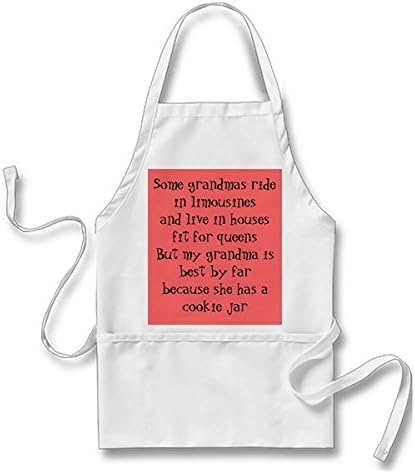 DiDiy My Grandma Has A Cookie Jar Adult Apron