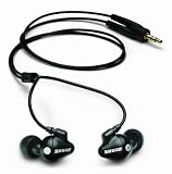 Shure SE102K Sound Isolating Earphones - Black