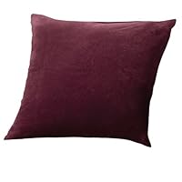 Sure Fit 150431362G_BRGNDY Stretch Metro Square Pillow, 18-Inch, Burgundy
