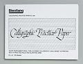 (Price/1 PD)BIENFANG® Calligraphic Practice Pad - CALLIGRAPHY PRACTICE PAD 9x12