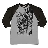 Misfits - Pushead Vintage Ladies Baseball T-Shirt