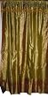Gift Idea-silk Sari Drapes-2 Dark Khaki Panels Drapes Window Treatment India Decor