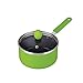 Cook N Home 1 Quart Mini Size Nonstick Saucepan with Lid, Green