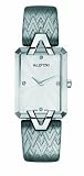 Valentino Women's V36SBQ9901SSB04 Gemme Rectangular Stainless Steel Grey Leather Watch