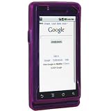Amzer Silicone Skin Jelly Casefor Motorola Droid A855 (Purple)