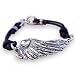 Hope is the Dream of a Soul Awake - Sterling Silver and Leather Bracelet