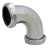 Buy Lasco 03-3853 1-1 2-Inch Chrome Plated Brass Slip Joint Both Ends 90-Degree Elbow... by Lasco