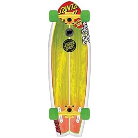 Santa Cruz Skate Land Shark Rasta Sk8 Complete Skate Boards, 8.8 x 27.7-Inch by 