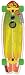 Santa Cruz Skate Land Shark Rasta Sk8 Complete Skate Boards, 8.8 x 27.7-Inch
