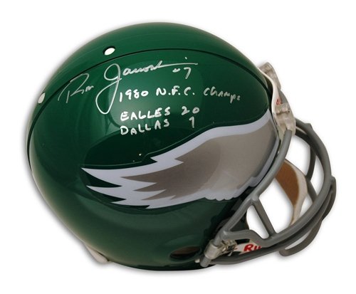 Ron Jaworski Autographed/Hand Signed Philadelphia Eagles Full Size Authentic Proline Helmet Inscribe