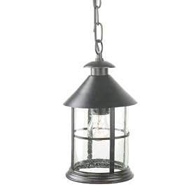 Royce Lighting RLC1250-21 Outdoor Convertible Lantern Grecian Bronze with Clear Seeded... by Royce Lighting
