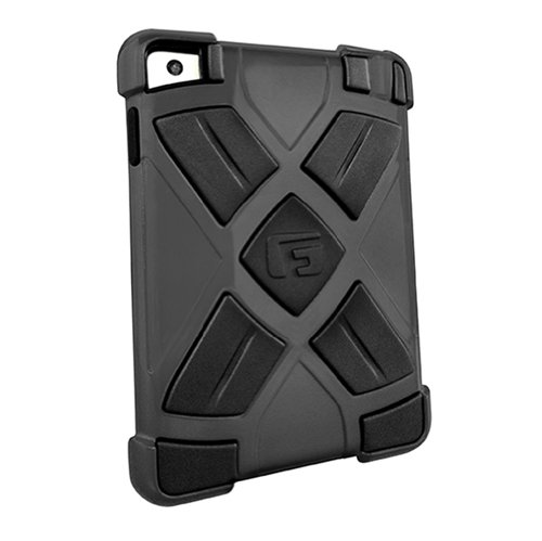 G-Form XTREME X Ruggedized Protective Clip On Folio Cover Stand Case for Apple New iPad [4th Generation], iPad 3 & iPad 2 (Black Case/Black RPT)