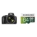 Nikon COOLPIX P900 Digital Camera with 83x Optical Zoom and Built-In Wi-Fi(Black) & Samsung 64GB memory card with Adapter