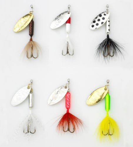 Yakima Rooster Tail Trophy Bait Pack - Six assorted colors