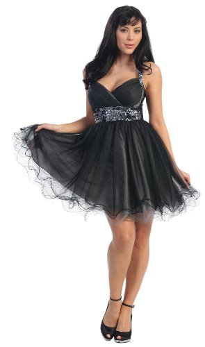 Short Cocktail Party Junior Prom Dress #2657