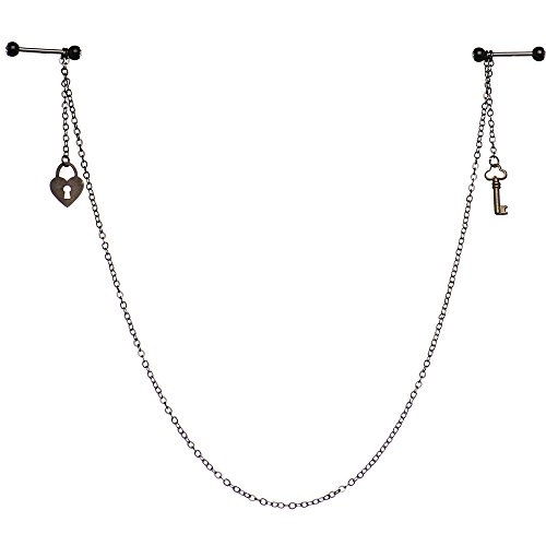 Love Barbell Nipple Chain