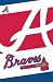 Atlanta Braves (Logo) Black Wood-Mounted Sports Poster Print - 24