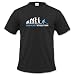 EISHOCKEY EVOLUTION - HERREN - T-SHIRT in Schwarz by Jayess Gr. XL