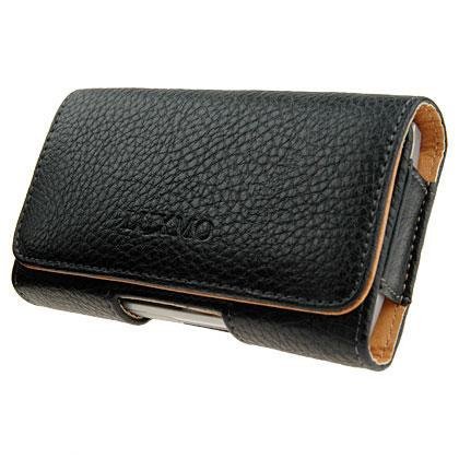 GENUINE LEATHER HORIZONTAL CASE WITH BELT CLIP AND LOOP FOR FOR APPLE IPHONE ITOUCH IPHONE 3G - 3G S SAMSUNG I607 BLACKJACK I617 BLACKJACK II I325 ACE A827 M800 INSTINCT BLACKBERRY 8300 8830 8800 BOLD 9000 STORM 9500 9530 MOTOROLA Q9M Q9C Q Q9H HTC TOUCH HD EXCALIBUR DASH S620 BLACK