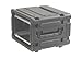 SKB 6U Shock Mount Rack, with Wheels, Handle, TSA Trigger Latches