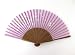 Japanese Silk Handheld Fan, Butterfly with Sakura Cherry Blossoms HF152