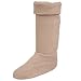Nomad Footwear Women's Boot Warmer Fleece Sock,Cream,Large