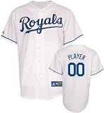 Billy Butler Youth Jersey: Majestic Home White Replica #16 Kansas City Royals Jersey