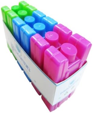 Ice Pack - Cool Reusable Freezer Pack - Latest Colorful Cold Packs - Keep Your Food and Beverage Fresh & Cold - Perfect for the Lunch Box, Cooler & Cooler Bag - Outdoor Events, Picnic, Fishing - & Camping Trips etc - Best Quality Guaranteed!