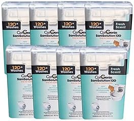 CatGenie 120 SaniSolution Smart Cartridge, Fresh Scent (8-Pack)